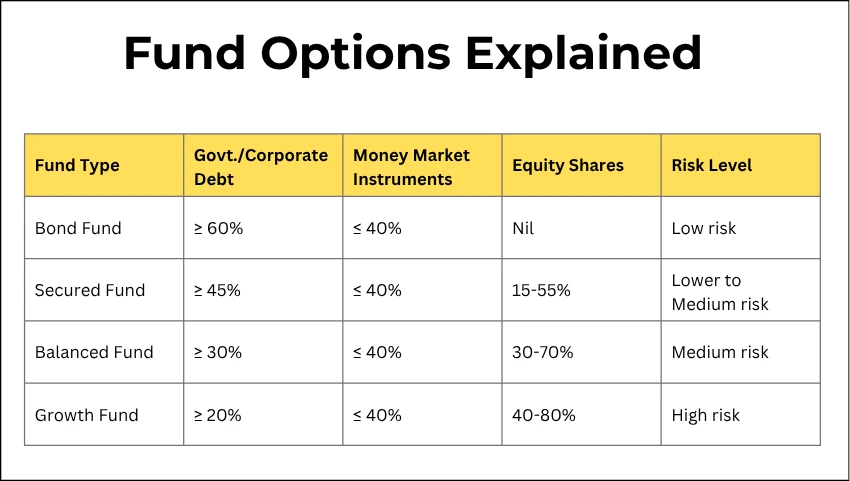 Fund Options Explained
